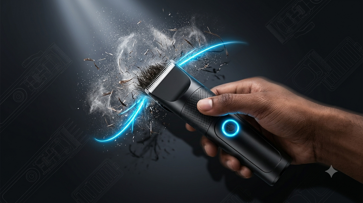 Electric Cordless Hair Clipper – Professional Rechargeable Beard & Hair Trimmer